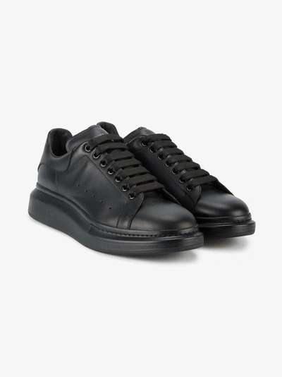 Shop Alexander Mcqueen Black Oversized Sneakers