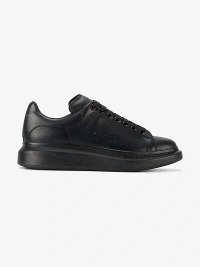 Shop Alexander Mcqueen Black Oversized Sneakers
