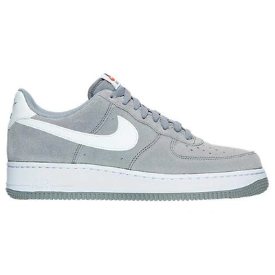 Shop Nike Men's Air Force 1 Low Casual Shoes, Grey