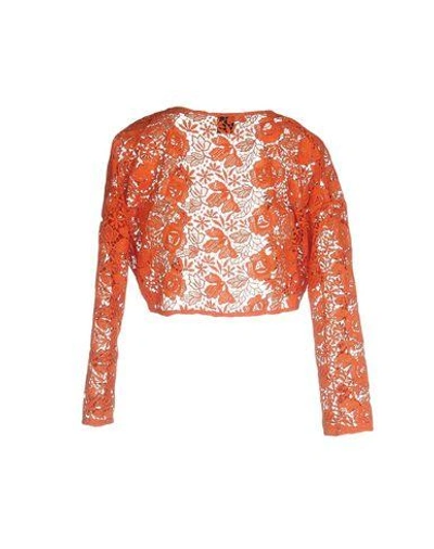 Shop Pinko Sartorial Jacket In Orange