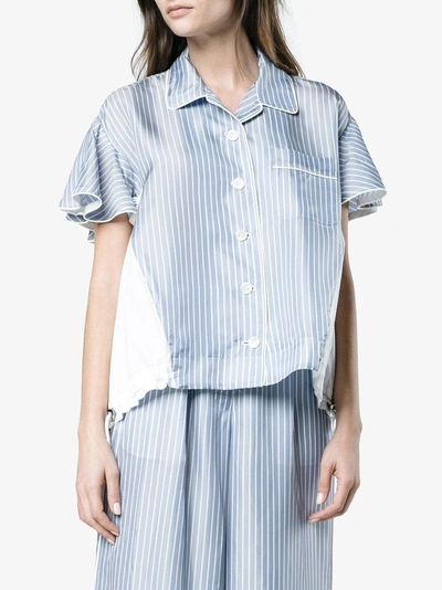 Sacai Striped Pyjama Shirt | ModeSens