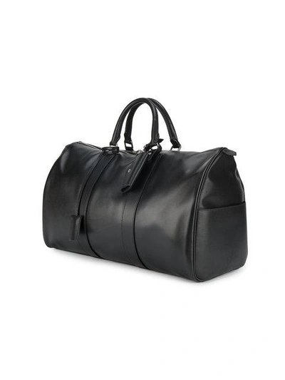 Shop Calvin Klein 205w39nyc Hanging Id Tag Duffle Bag  In Black