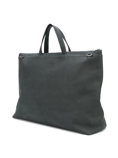 Shop Isaac Reina Pilot Weekend Bag In Grey