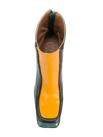 Shop Marni Geometric Heel Ankle Boots