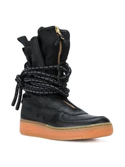 Shop Nike Sf Air Force 1 High Sneakers In Black