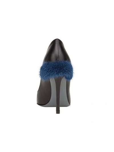 Shop Fendi Pointed Toe Pumps - Black