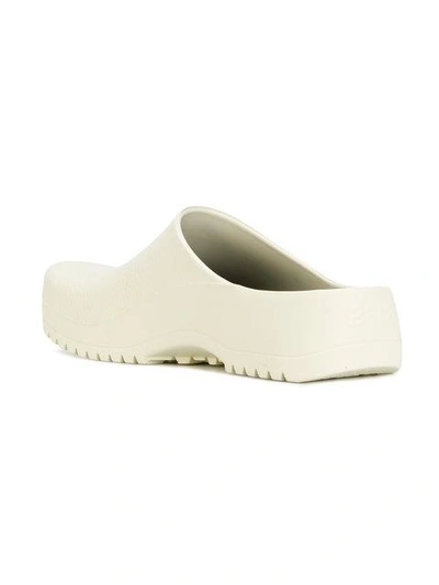 Shop Birkenstock Low-heel Loafers In White
