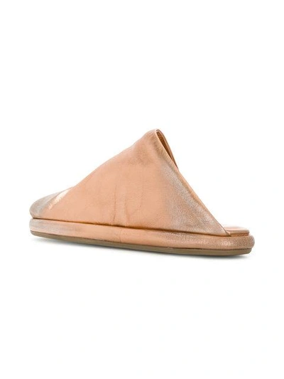 Shop Marsèll Flatform Sandals In Metallic
