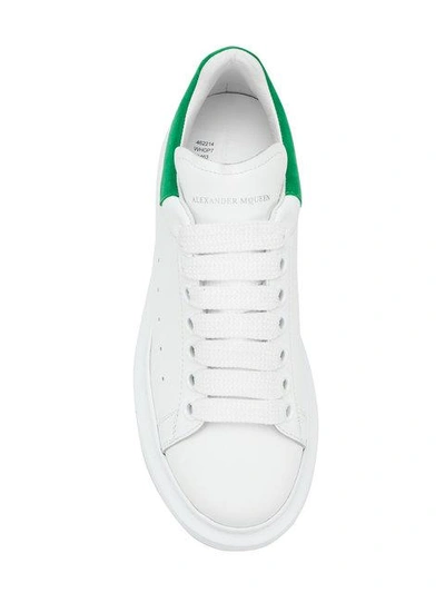 Shop Alexander Mcqueen Extended Sole Sneakers - White