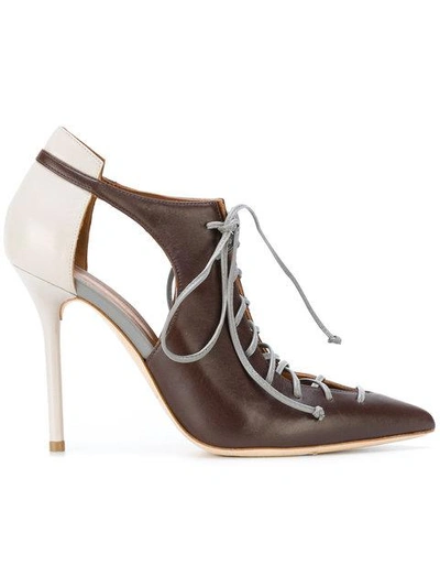 Shop Malone Souliers Montana Pumps In Brown