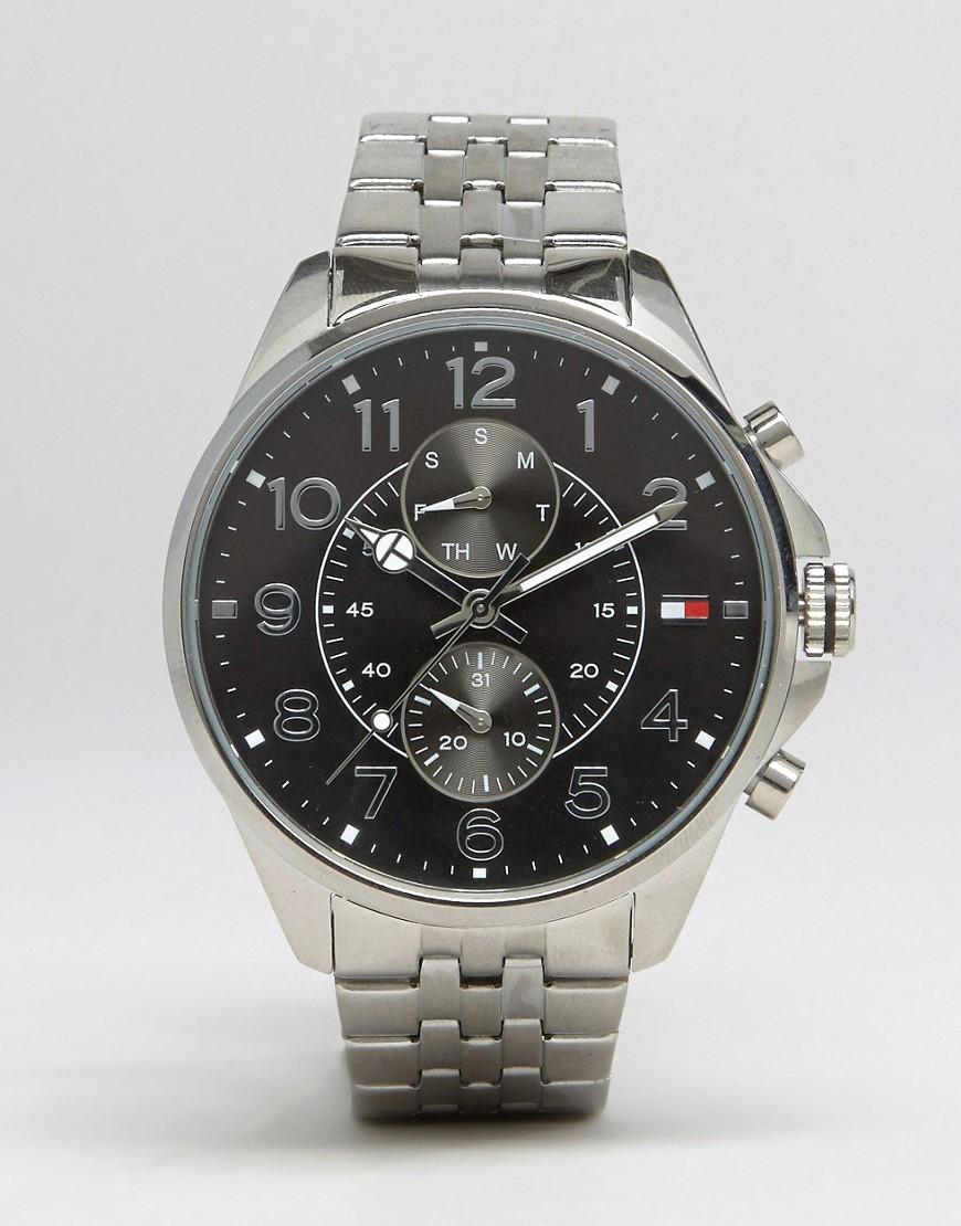 tommy hilfiger dean chronograph bracelet watch in stainless steel