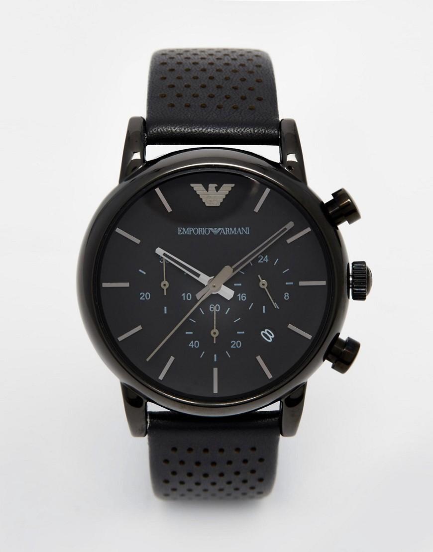 Emporio Armani Ar1737 Watch In Black | ModeSens
