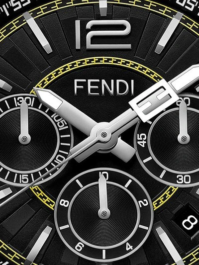 Shop Fendi Momento Watch - Black