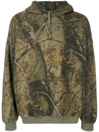 Yeezy Season 5 Forest Print Oversized Hoodie In Cpn21 | ModeSens