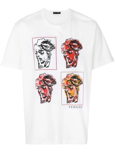 Shop Versace Printed Medusa T-shirt
