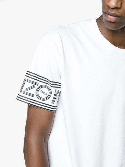 Shop Kenzo Lettering Logo Sleeve T