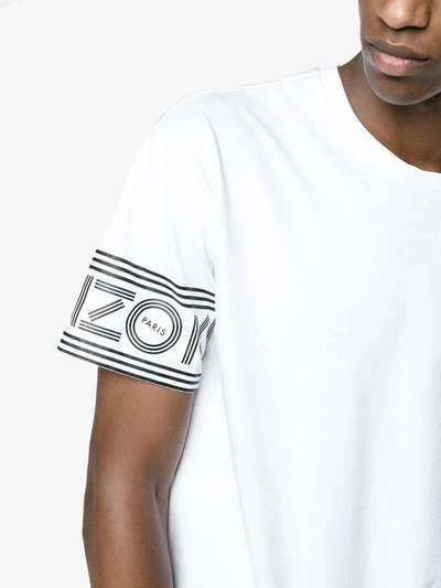 Kenzo White Logo Sport T-shirt
