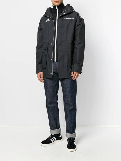 Gosha Rubchinskiy Black Adidas Originals Edition Hardshell Jacket | ModeSens