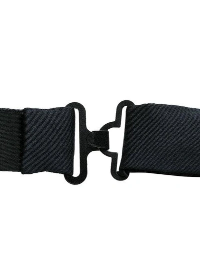 Dolce & Gabbana Satin Silk Bow Tie In Black