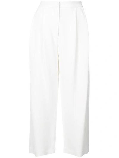 Shop Adam Lippes Pleat Front Culottes