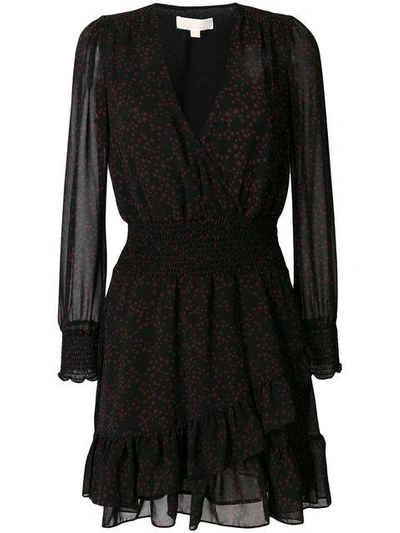 Shop Michael Michael Kors Star-print Dress - Black