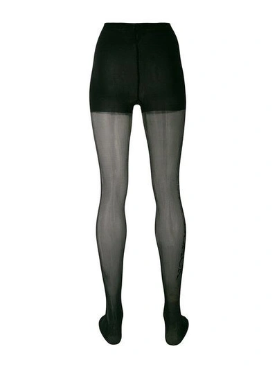 Shop Alexander Wang Classic Sheer Tights In Black