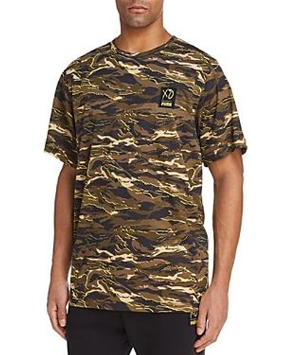 Shop Puma X Xo The Weeknd Camouflage Crewneck Short Sleeve Tee