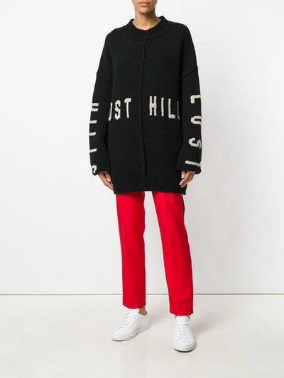 Yeezy Oversized Wool And Angora Sweater (season 5) In Black/white | ModeSens