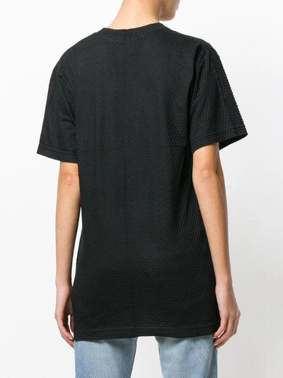 Shop Area Perforated T In Black