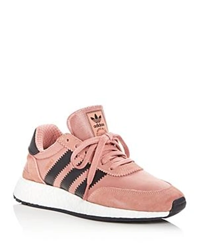 Shop Adidas Originals Women's I5923 Lace Up Sneakers In Raw Pink/core Black
