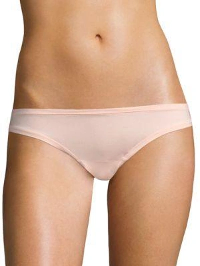 Shop Cosabella Evolution Low-rise Thong In Nude Rose