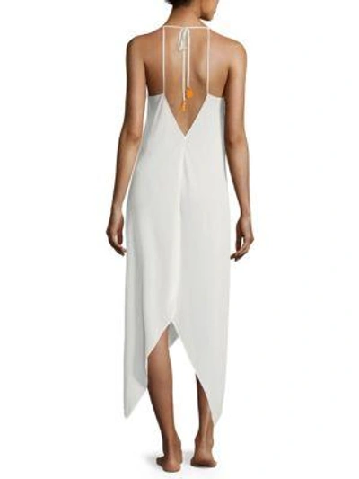 Shop Ramy Brook Kym Tasseled Dress In White