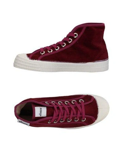 Shop Novesta Sneakers In Garnet