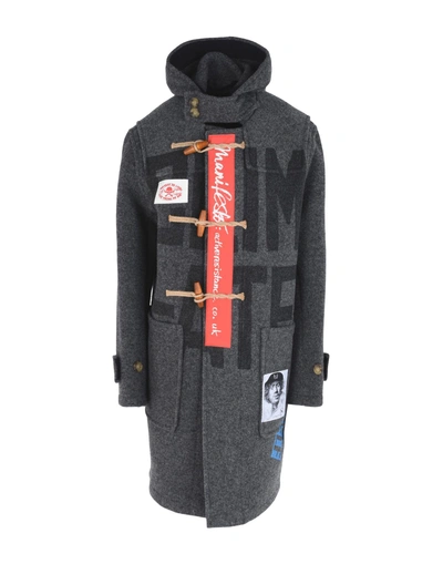 Shop Vivienne Westwood Anglomania Coat In Grey