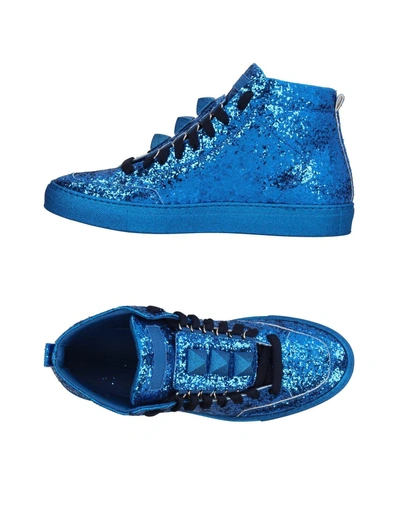 Shop Giacomorelli Sneakers In Bright Blue