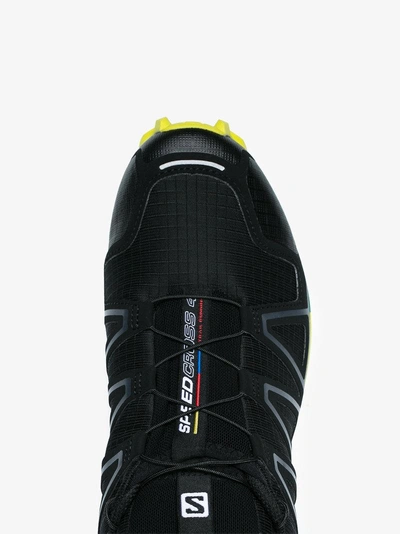 Shop Salomon S/lab Speedcross 4 Sneakers In Black