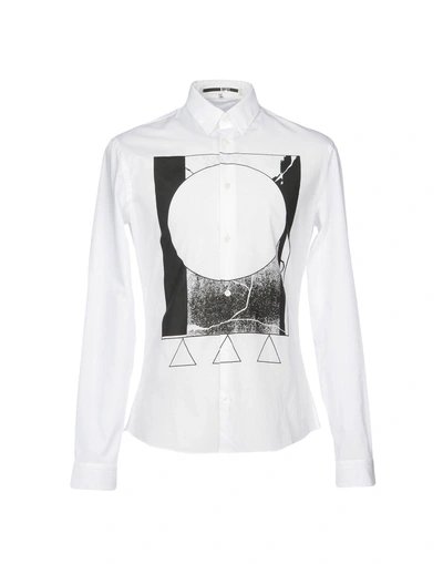 Shop Mcq By Alexander Mcqueen Solid Color Shirt In White