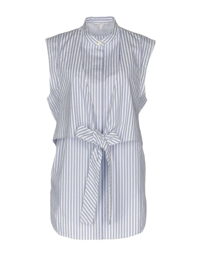 Shop Helmut Lang Striped Shirt In White
