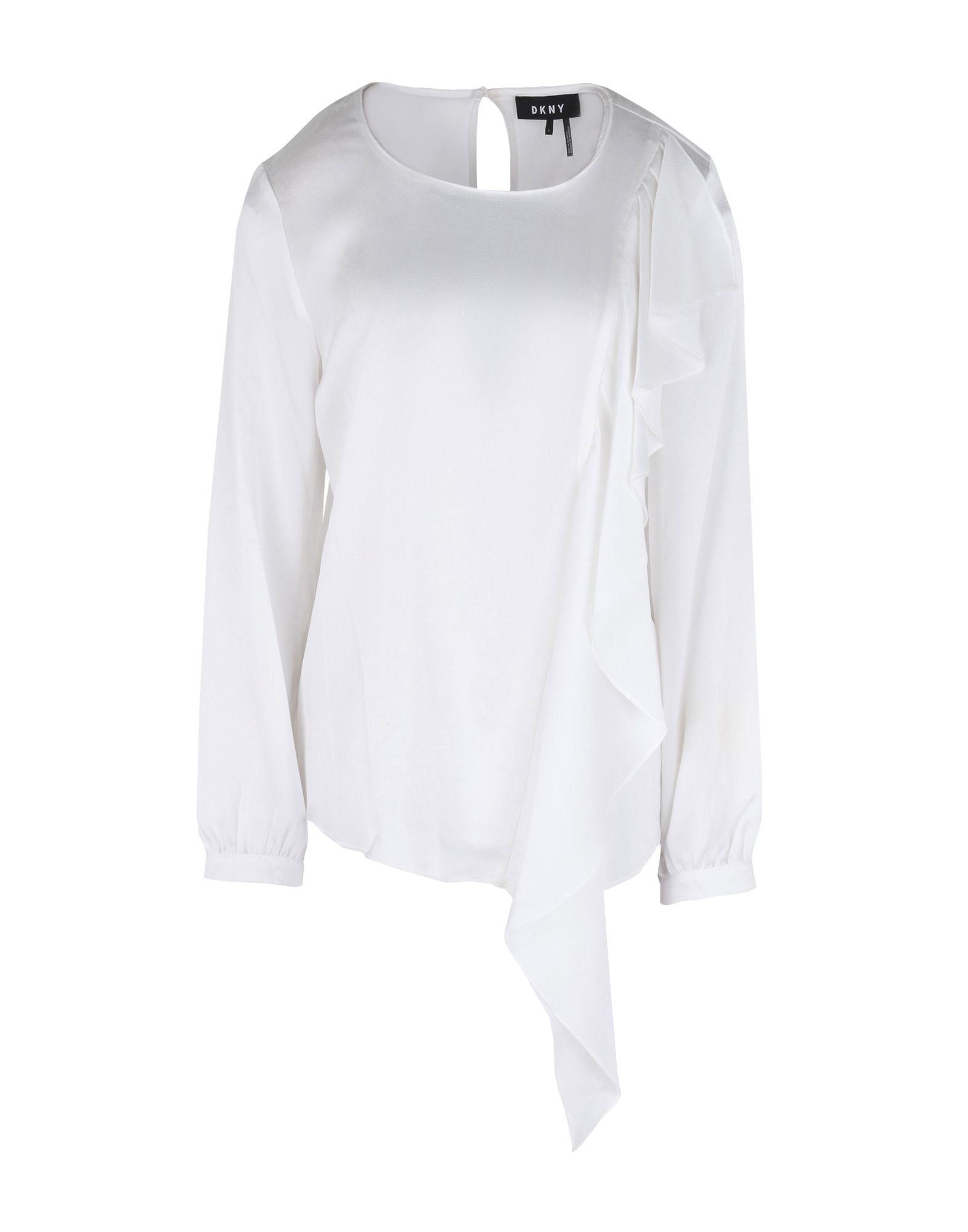 dkny white blouse