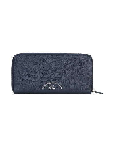 Shop Cambridge Satchel Wallet In Dark Blue