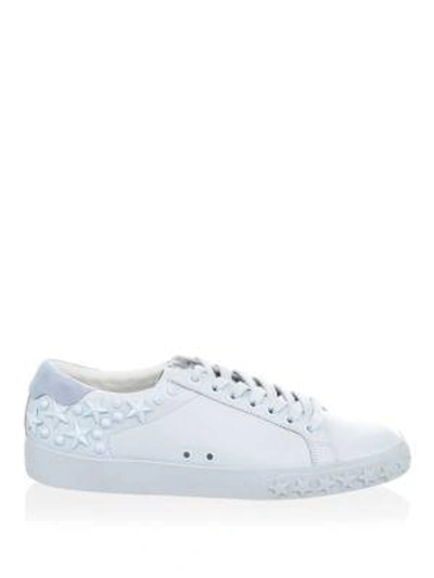 Shop Ash Stars Leather Sneakers In Cotton Candy