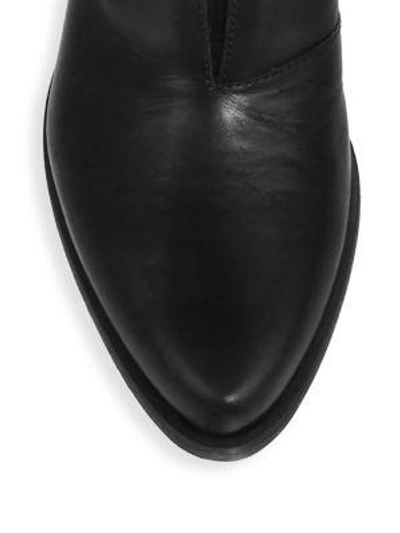 Shop Ld Tuttle Point Toe Leather Booties In Black