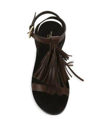 Shop Michael Kors Steffi Leather Sandals In Branch