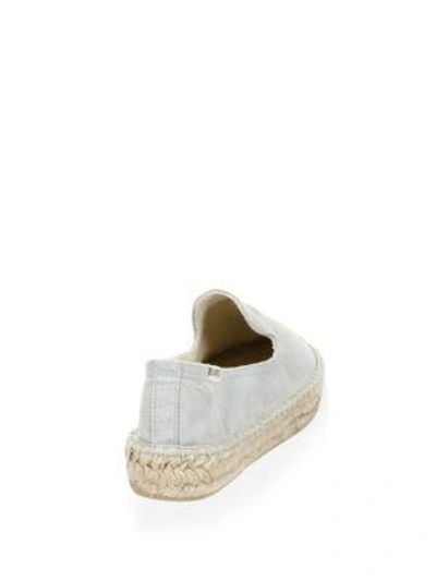 Shop Soludos Mimosa Smoking Slippers In Chambray