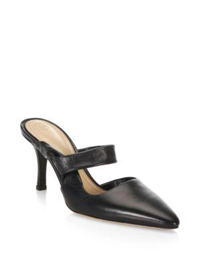 Shop The Row Pointed Leather Pumps In Black