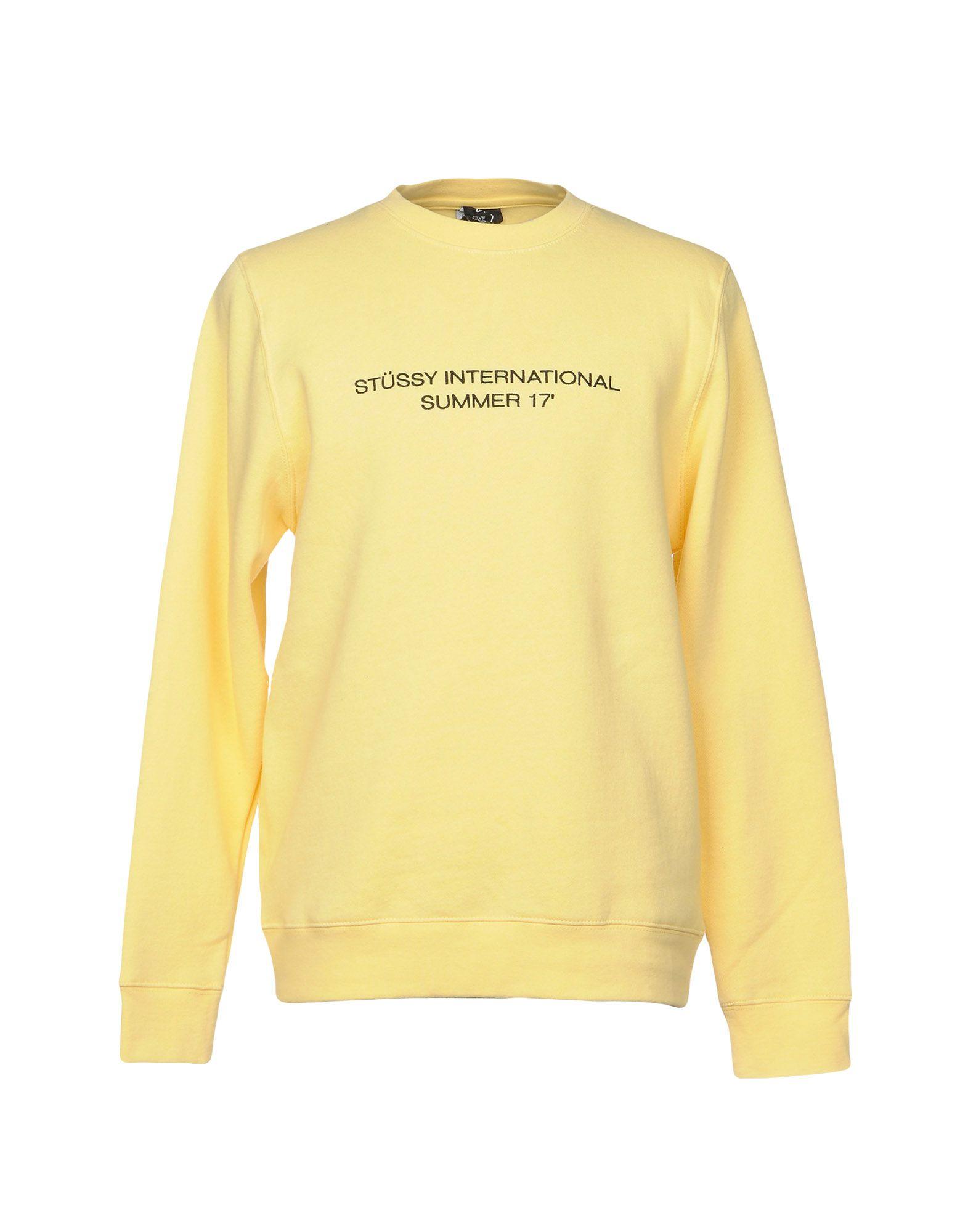 Stussy Sweatshirts In Yellow | ModeSens