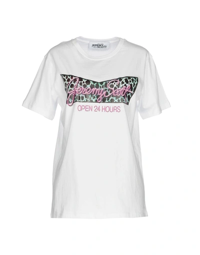 Shop Jeremy Scott T-shirt In White