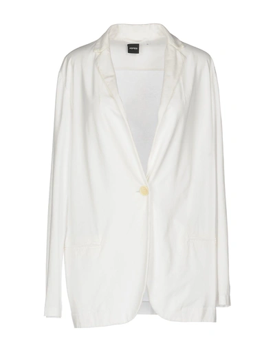 Shop Aspesi Blazer In White