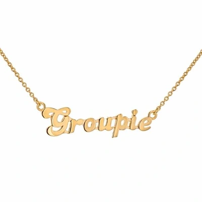 Shop True Rocks “groupie" Necklace Yellow Gold