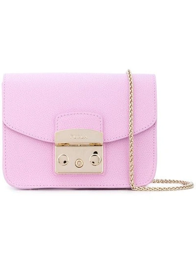 Shop Furla Metropolis Bag - Pink & Purple